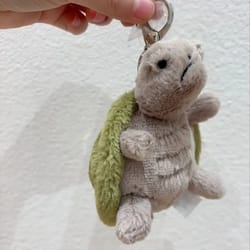 interactive turtle keychain, pet toy & home decor | perfect gift for animal lovers