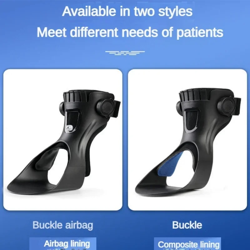 Adjustable Drop Foot Brace, Ankle Support for Stroke & Foot Drop Recovery