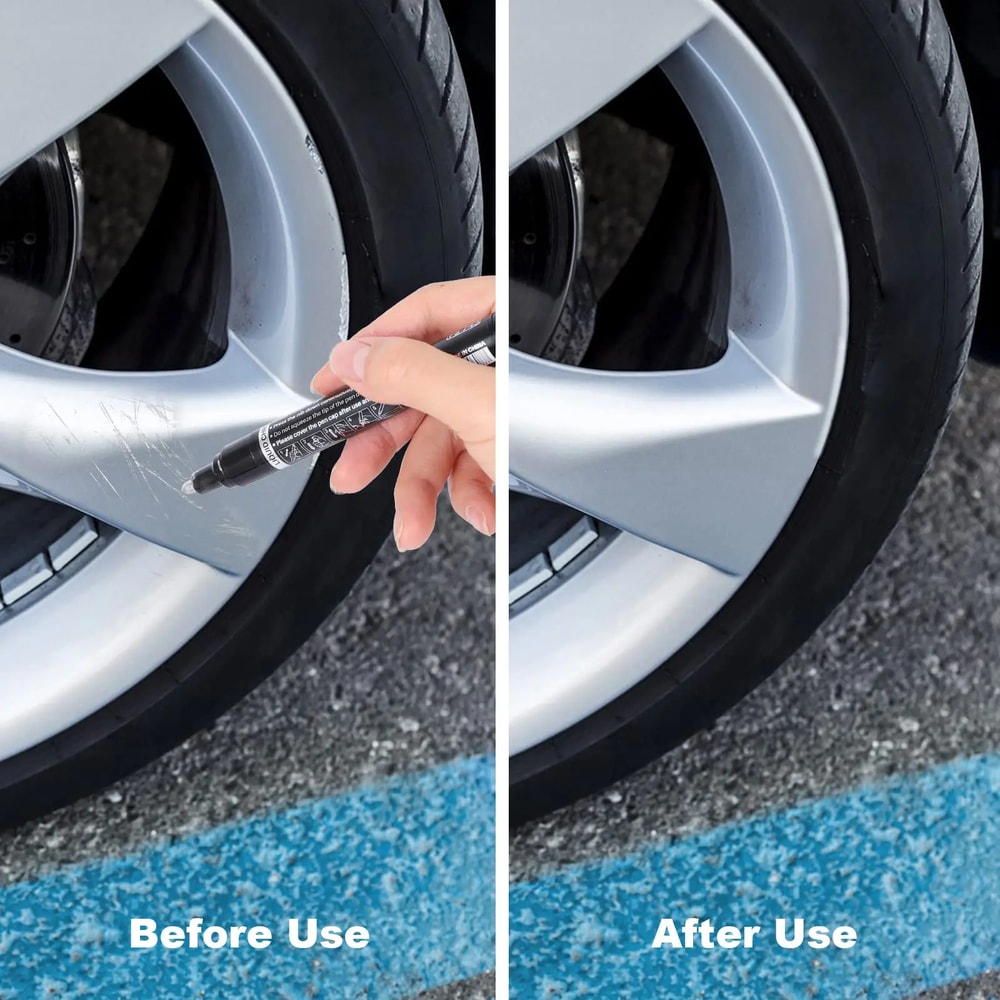 Gold Silver Chrome Mirror Paint Pens Reflective Markers For Art Car Detailing Signatures 2