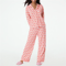 Preppy Monkey Pajama Set For Women Cute Printed Long Sleeve Loungewear Outfit 2