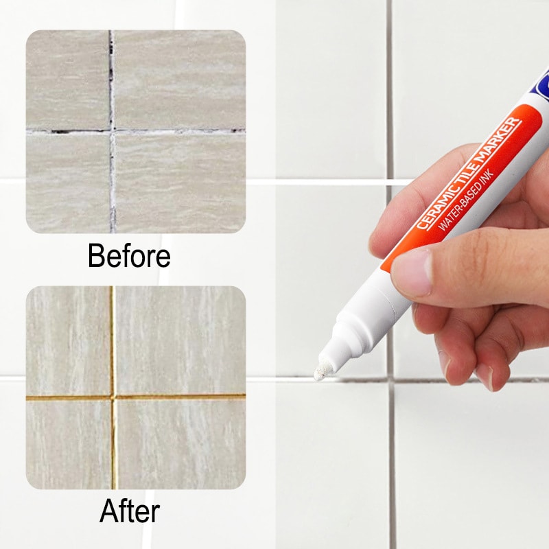 Tile Grout Repair Marker Waterproof Seam Fix Pen For Bathroom Kitchen 1