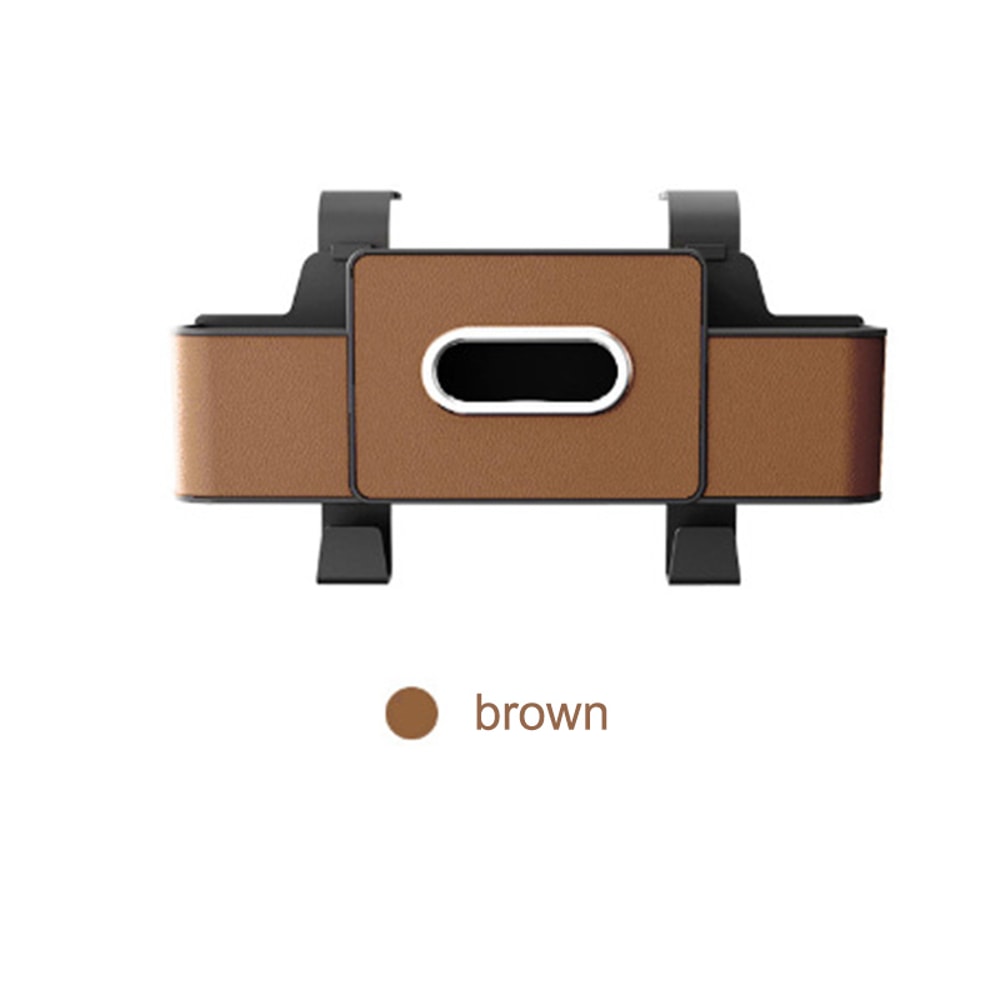 Car Backseat Organizer with Leather Storage, Stylish Storage & Cup Holder for Car Essentials