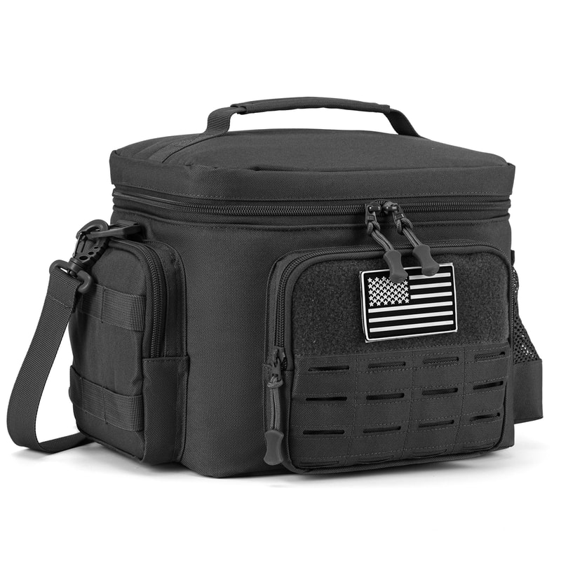 Heavy Duty Tactical Lunch Bag, Insulated & Leakproof for Work & Outdoors