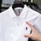 Men's Cotton Embroidered Polo Shirt for Business Casual Summer Wear