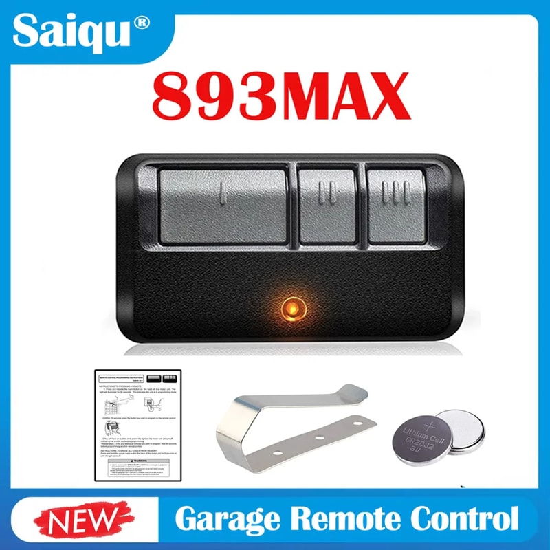 Garage Door Opener Remote 2 Pack for Secure Access, Easy Setup and Backup Use