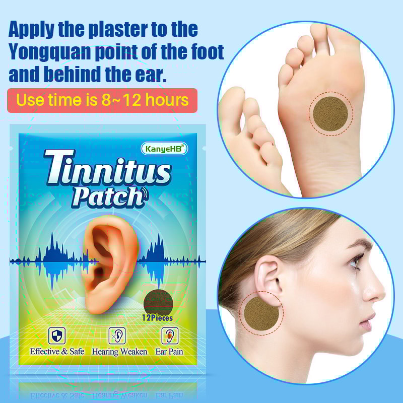 Portable Tinnitus Relief Patch for Ear Ringing, Hearing Support and Daily Ear Care