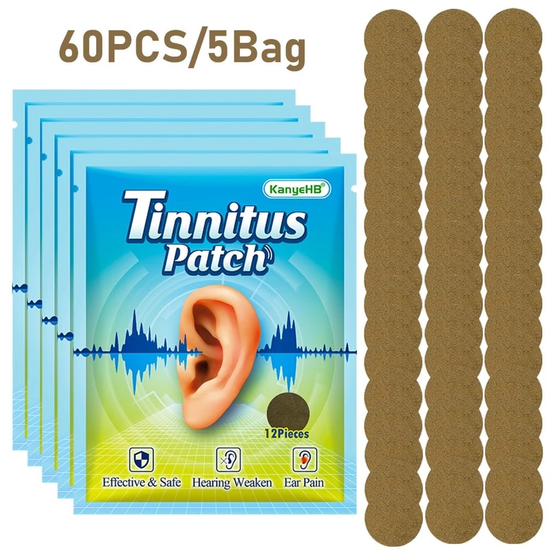 Portable Tinnitus Relief Patch for Ear Ringing, Hearing Support and Daily Ear Care