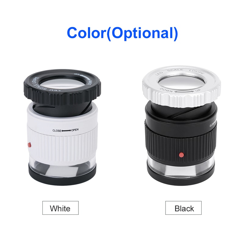 30X LED Scale Loupe Magnifier for Precision Inspection, Clear Detail and Accurate Viewing