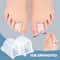Hammertoe Corrector Toe Straightener for Bent, Curled & Claw Toes (2-Piece Set)