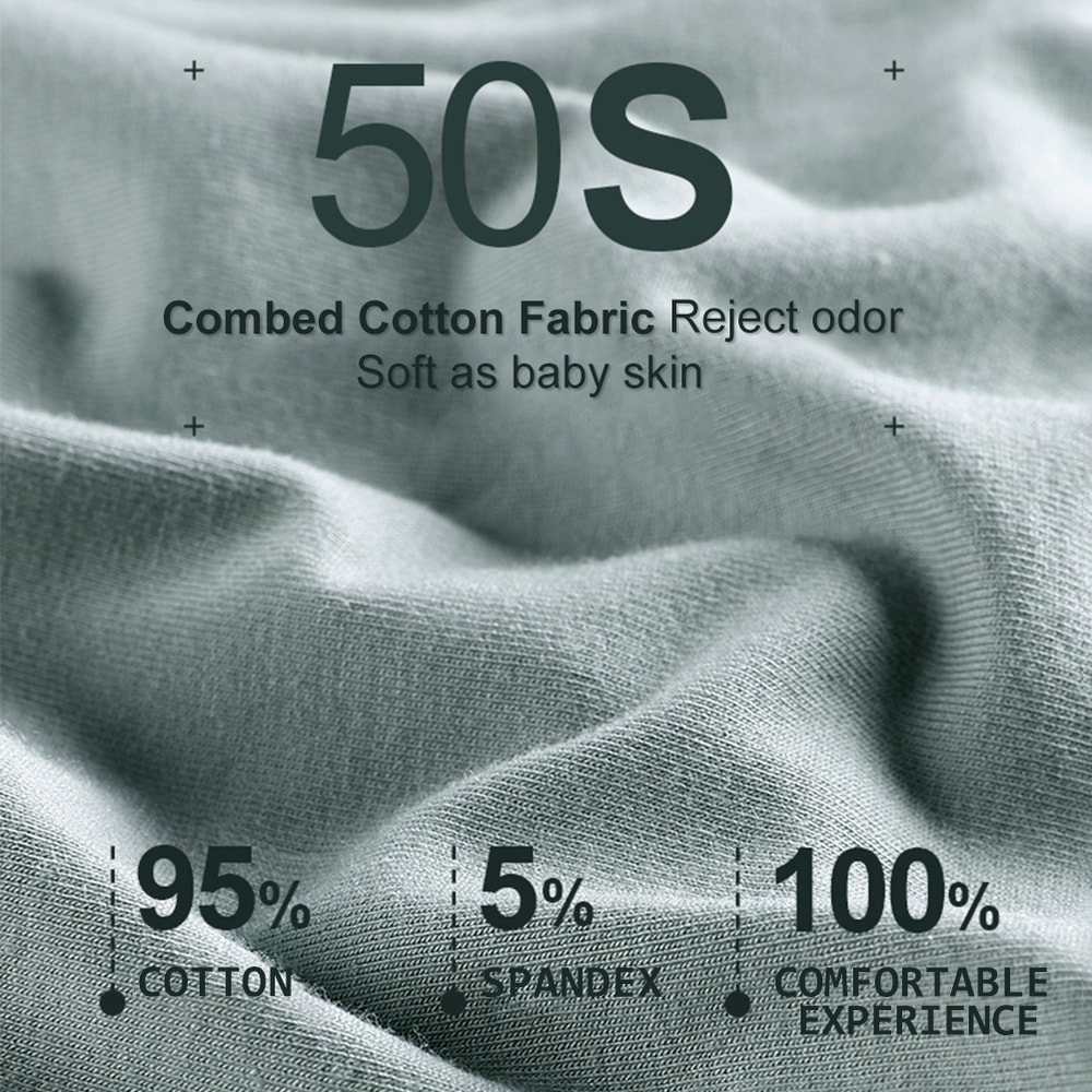 5 Pack High Waist Cotton Panties for Women with Full Coverage Comfort Fit