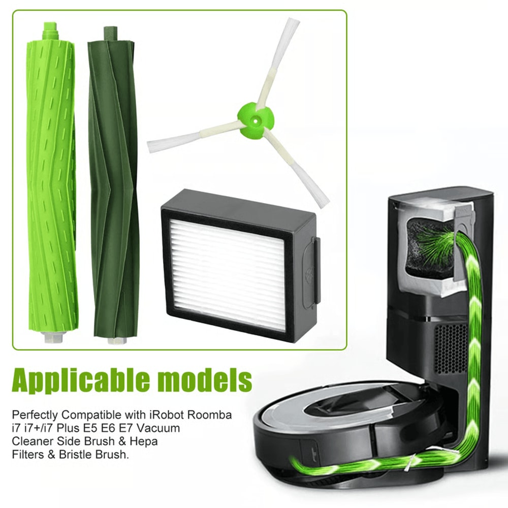 IRobot Roomba Accessories Set With HEPA Filters And Side Brush Replacements 3