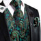 Silk Jacquard Vest And Tie Accessory Set For Men Formalwear 18