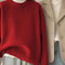Women's 100% Cashmere Crewneck Sweater Soft Lightweight Luxury Knit