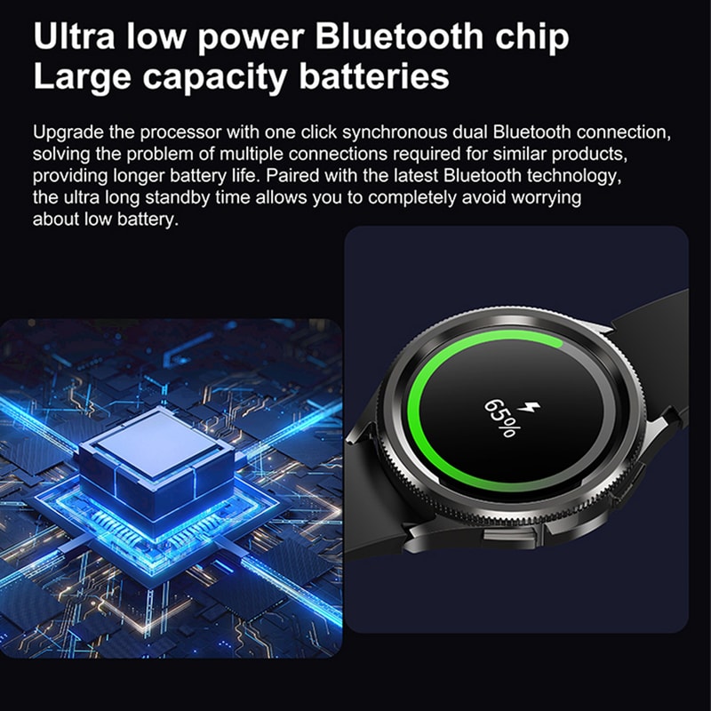 Galaxy Watch 6 Fitness Smartwatch For Men With GPS AMOLED Screen And 100 Modes 5