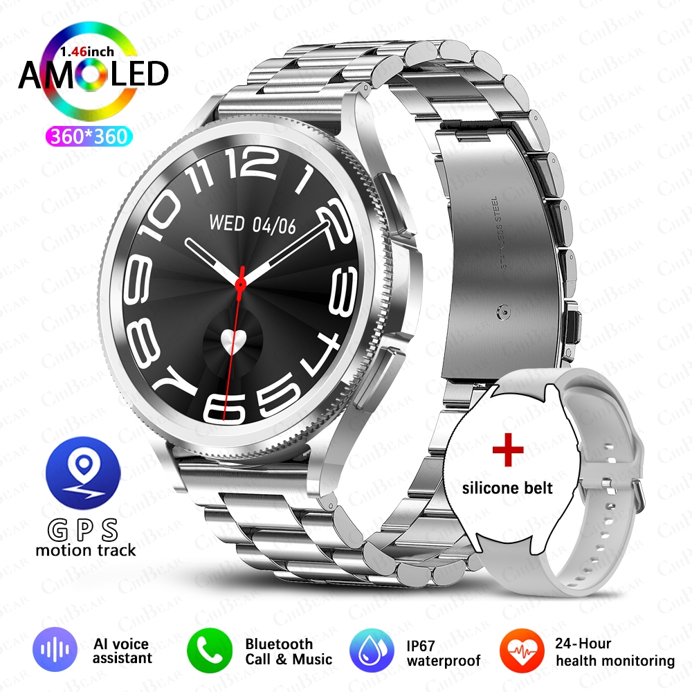 Galaxy Watch 6 Fitness Smartwatch For Men With GPS AMOLED Screen And 100 Modes 15
