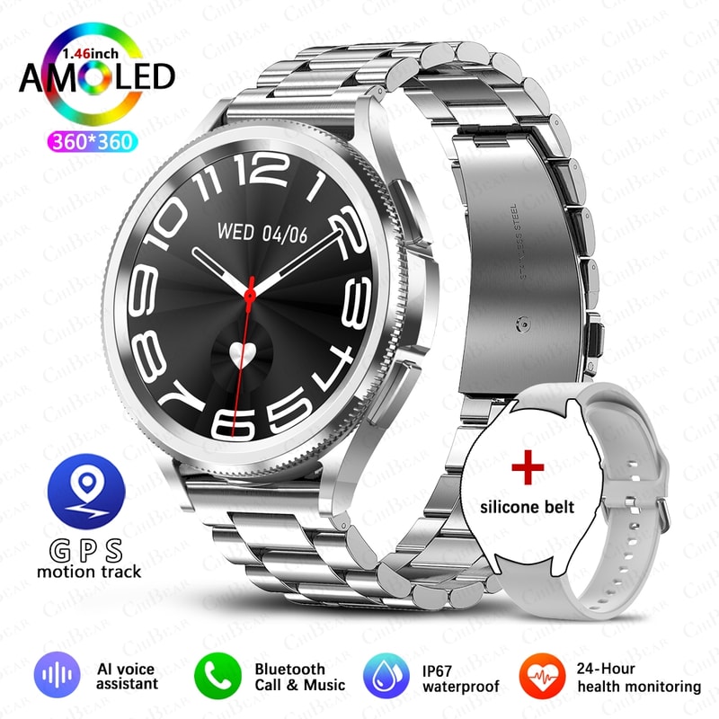 Galaxy Watch 6 Fitness Smartwatch For Men With GPS AMOLED Screen And 100 Modes 15