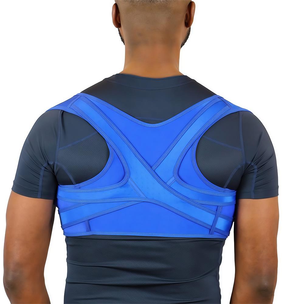 Breathable Posture Corrector Back Support Brace for Adjustable Upper Back Alignment