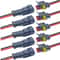 Waterproof Electrical Connector Set with Quick Connect Wire Terminals for Cars Boats and RVs