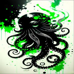 AN OCTOPUS WHO DECIDED TO GO GREEN..
