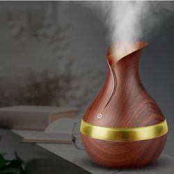 "voltstech Ultrasonic Humidifier & Aromatherapy Diffuser: 10h One-fill Essential Oil Cool Mist Diffuser With 7 Color Lig