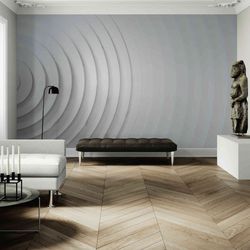 Peel and Stick Wallpaper Wall mural - White Abstract Mural