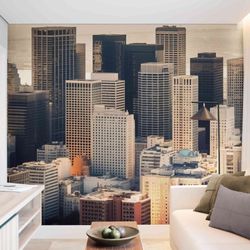 Wall Mural Removable Wallpaper - City Skyline Wall Covering