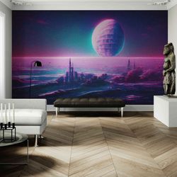Creative Mural Wall Design - Space With Stars