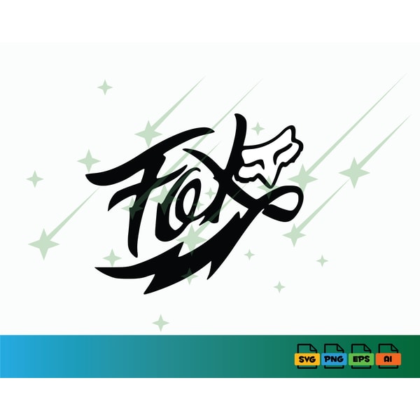 Fox Racing - SVG and PNG Formats - Ready to use for Cricut a | Inspire ...