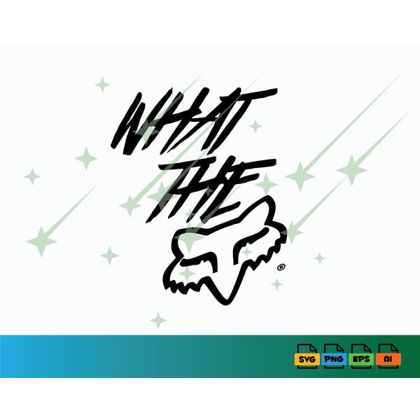 Fox Racing 2 - SVG and PNG Formats - Ready to use for Cricut | Inspire ...