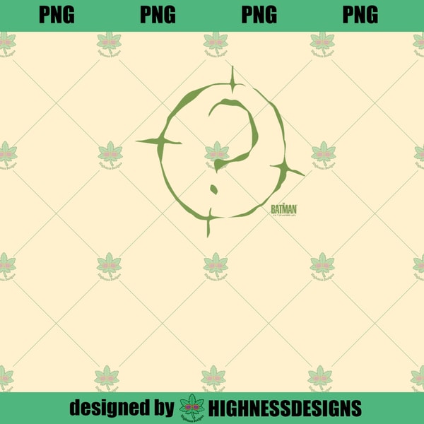The Batman The Riddler Question Mark Logo Premium PNG Downlo | Inspire ...