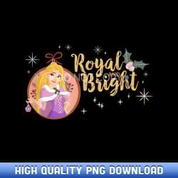 disney princess rapunzel royal and bright holiday - customizable sublimation png templates - explore the spectrum of sub