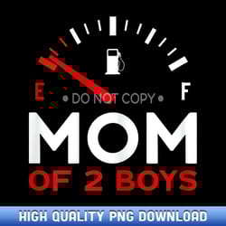 mother of 2 boys mother's day mom - artisanal sublimation png artworks