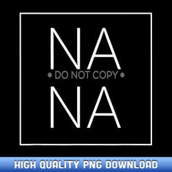 mother's day gift for grandmother nana square birthday gift - customizable sublimation png templates