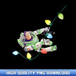 disney pixar toy story buzz lightyear christmas lights premium - curated sublimation png bundle