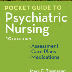 TextBook OF Pocket Guide to Psychiatric Nursing Mary C Townsend Karyn I. Morgan - Instant Download
