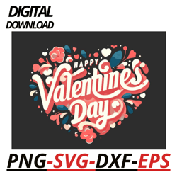 happy valnetine's Day :  Png / Svg Digital File/ ART For valentine"s