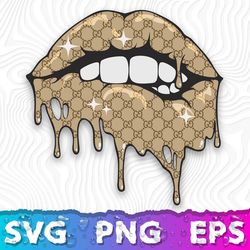 Gucci Lips SVG, Gucci PNG, Gucci SVG For Cricut, Gucci Logo PNG Transparent
