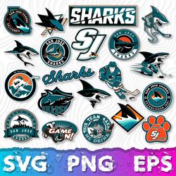San Jose Sharks Logo SVG, San Jose Sharks PNG, SJ Sharks Logo, San Jose Sharks Clipart, Sharks Logo Transparent