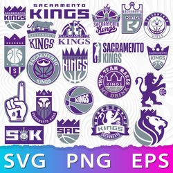 Sacramento Kings Logo SVG, Kings Logo PNG, Kings Emblem, Kings NBA Logo, Sacramento Kings Lion Logo