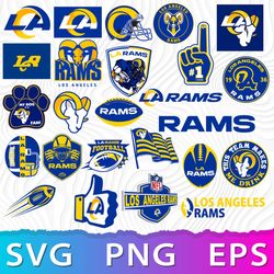 Los Angeles Rams Logo SVG, LA Rams Logo PNG, LA Rams Logo Download, Los Angeles Rams Cricut Files
