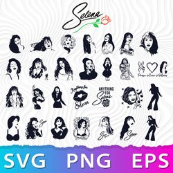 Selena Quintanilla Bundle SVG, Powerpuff Cricut file, Powerpuff Cut files, Powerpuff Digital download