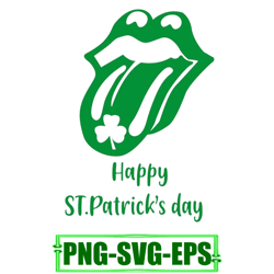 Happy St Patrick's Day Sexy Lips Svg, St. Patricks Day Svg, Sexy Lips Svg, Green Lips Svg, Patricks Day Svg, Shamrocks S