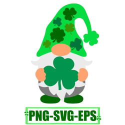 St. patrick's day gnome Svg, Gnome Svg, St Patrick day Svg, St Patrick day Svg, Shamrock SVG, Instant download