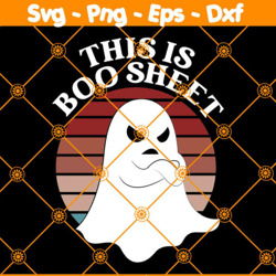 Ghost This is Boo Sheet Svg, Ghost Cute Svg, This is Boo Sheet Svg, Halloween Svg, File For Cricut