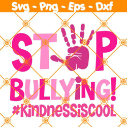 stop bullying svg, pink shirt day svg, school shirt svg, anti bullying svg, file for cricut