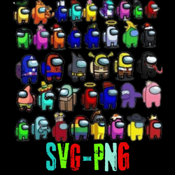 among us svg bundle, among us color svg, among us logo, among us cricut svg, cutting file, svg files for cricut, silhoue