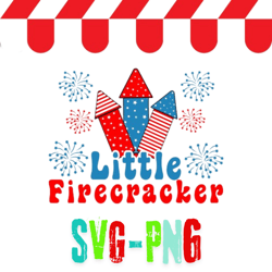 little firecracker svg, png, eps, dxf digital download