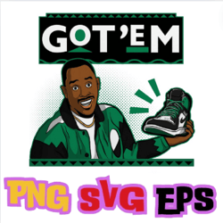 90s tv style png, jordan 1 celtic lucky green png, match sneaker png digital download