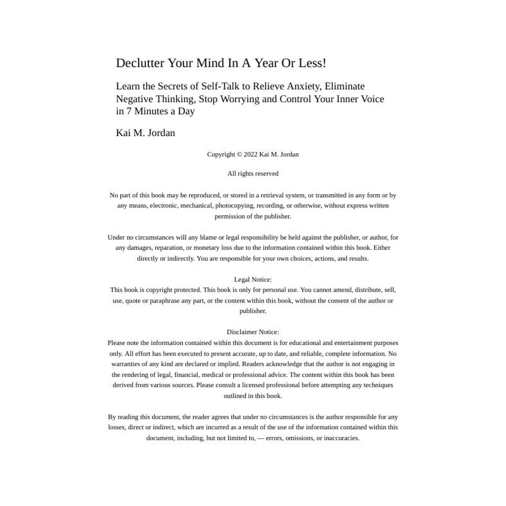 Declutter Your Mind In A Year Or Less - Kai M Jordan – best selling.jpg