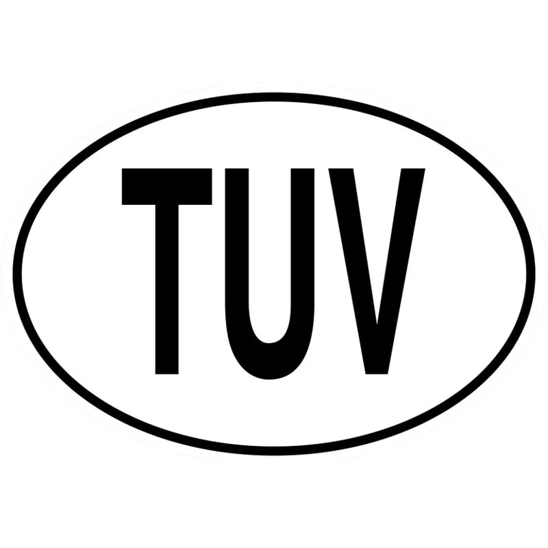 TUV Tuvalu Country Code Oval Sticker Self Adhesive Vinyl Tuvaluan euro - C1568.png
